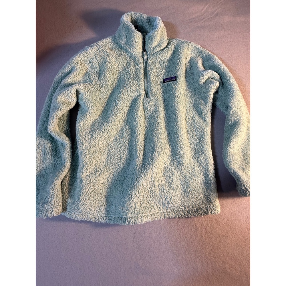 Patagonia Los Gatos 1/4 Zip Fleece Pullover Sage Green STY25235 Womens Large